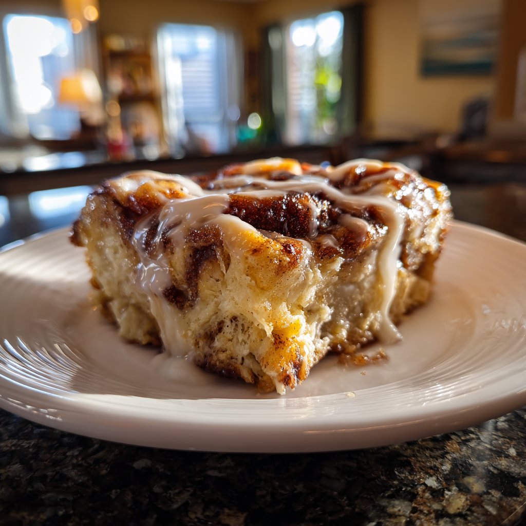 Cinnamon Roll Breakfast Casserole