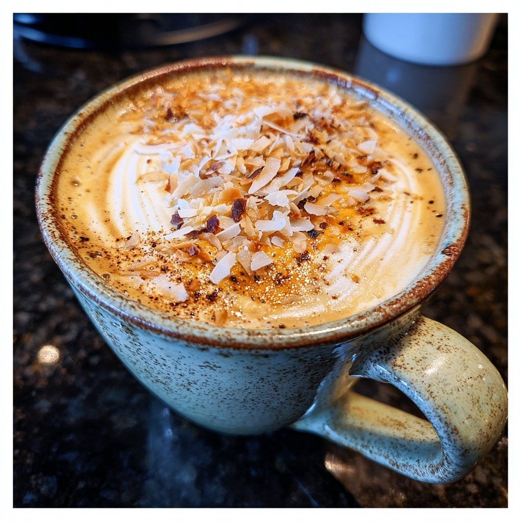 Vanilla Coconut Latte Bliss