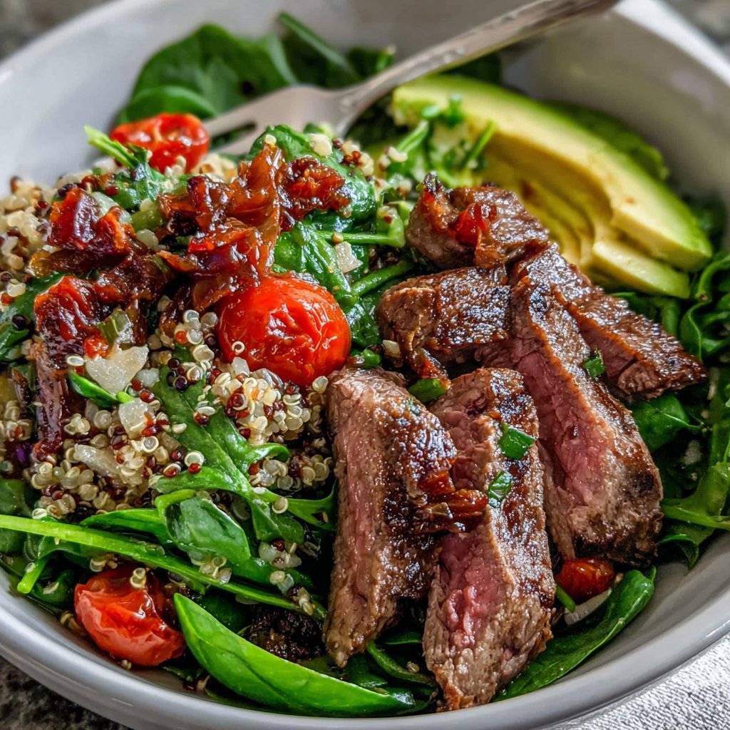 Steak Quinoa Power Salad