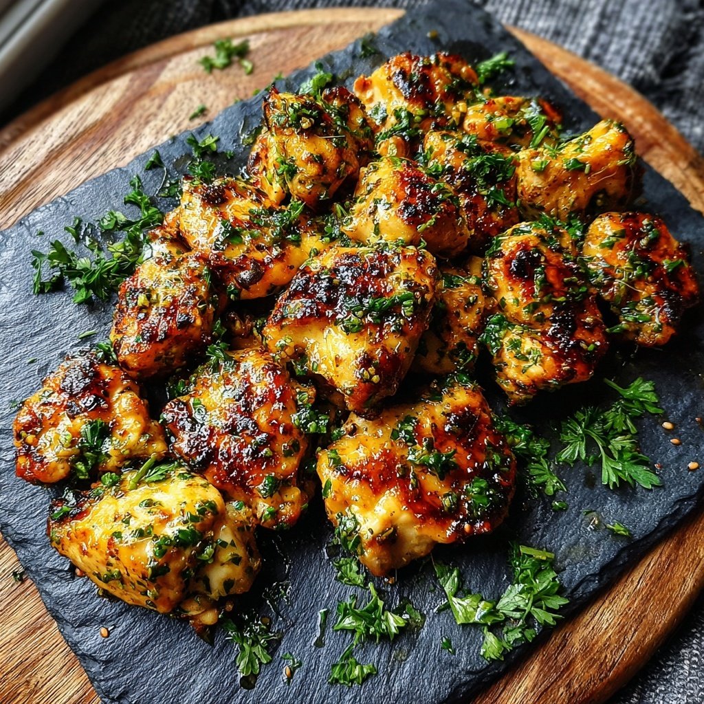 Garlic Butter Chicken Bites