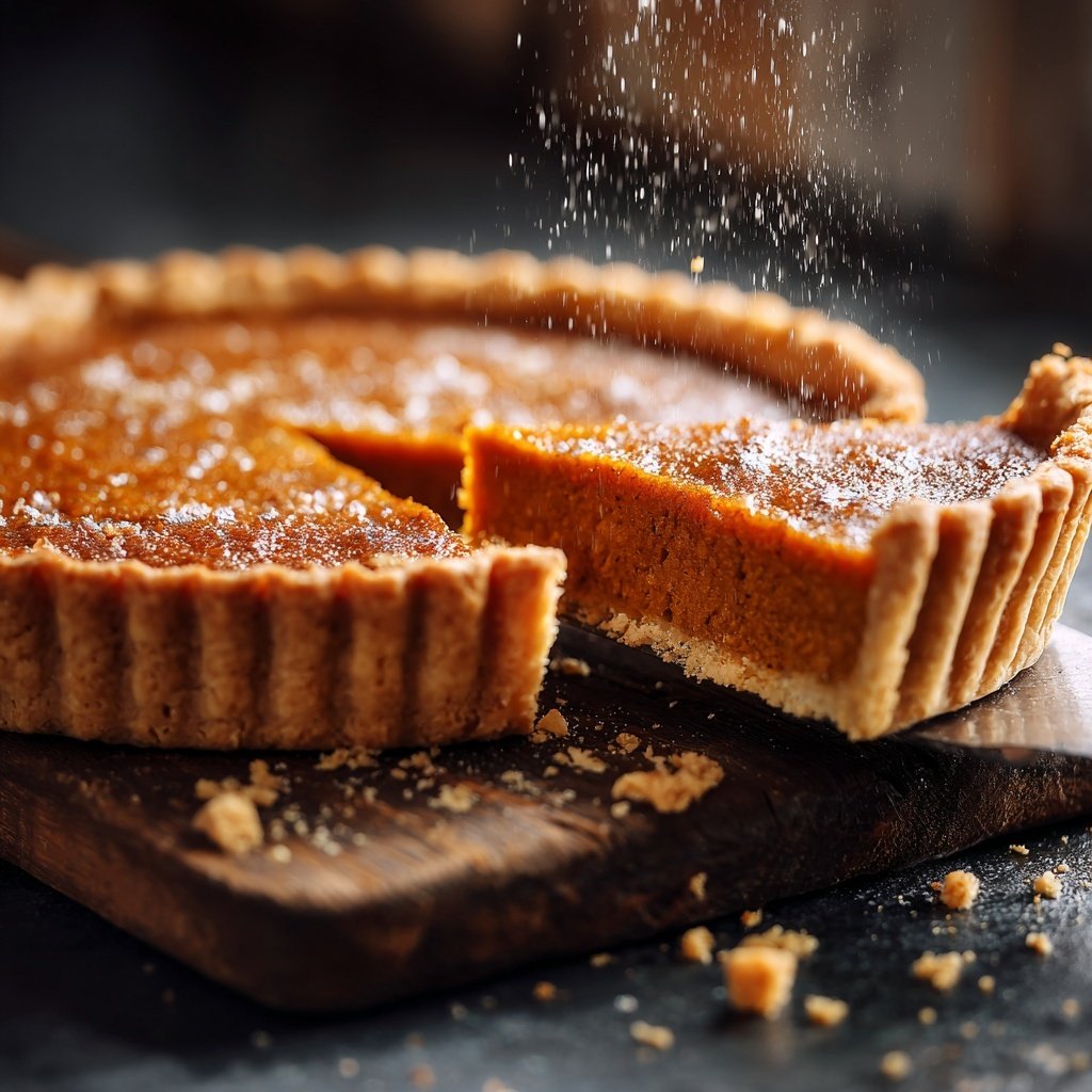 Festive Spiced Pumpkin Pie