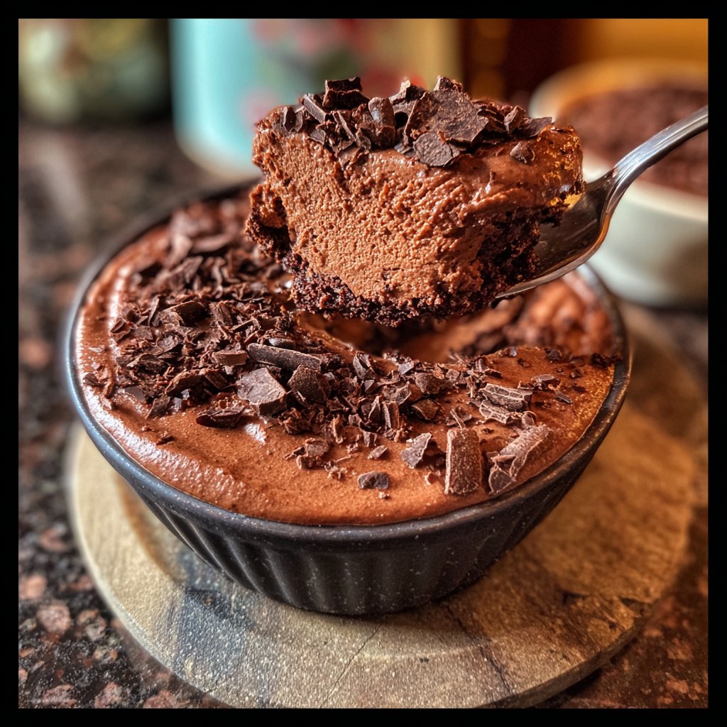 Rich Dark Chocolate Mousse